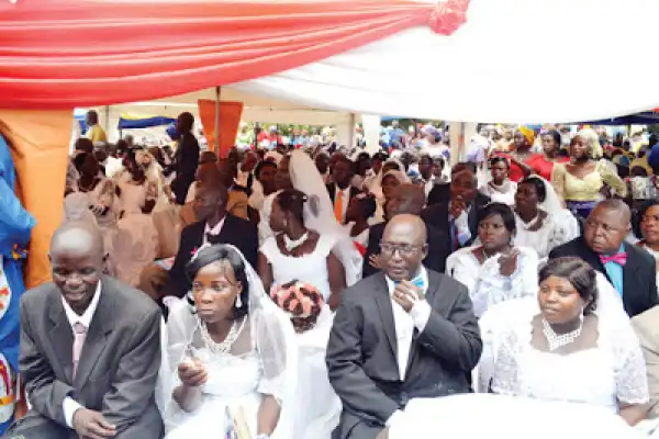 Photo: Mass Wedding For 52 Couples Holds In Jos